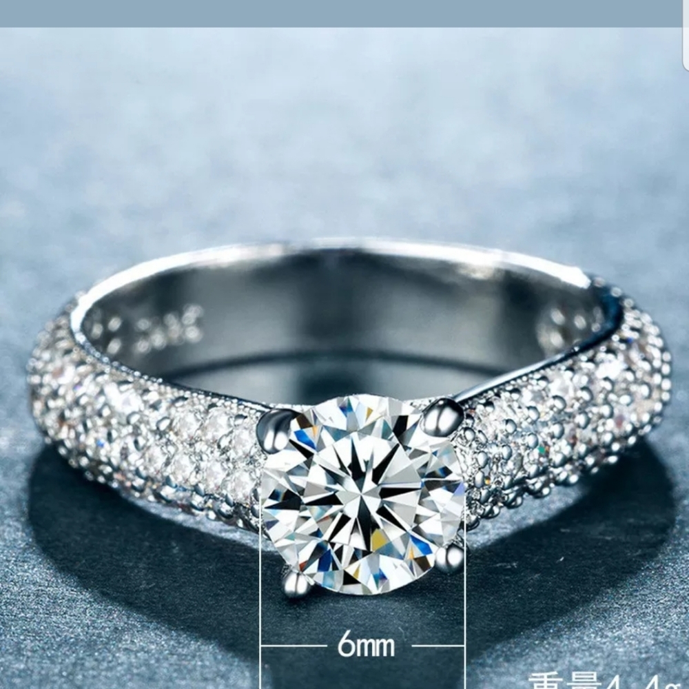 New stunning s925 white sapphire rings - Picture 2 of 6